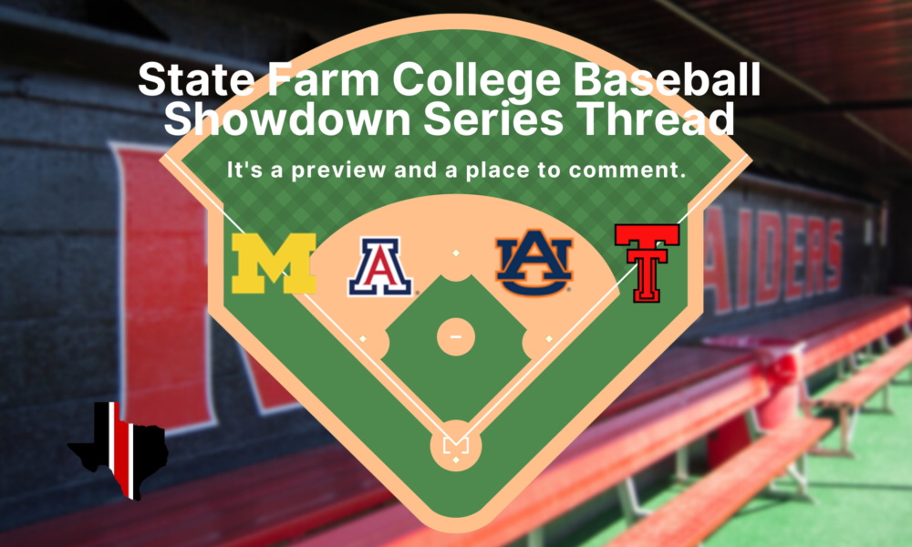 State Farm College Baseball Showdown Series Thread Staking The Plains