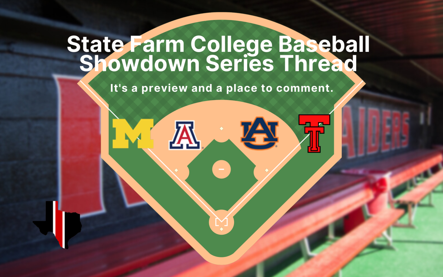 State Farm College Baseball Showdown Series Thread Staking The Plains