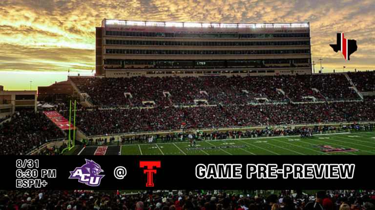 Game Pre-Preview: Abilene Christian vs. Texas Tech