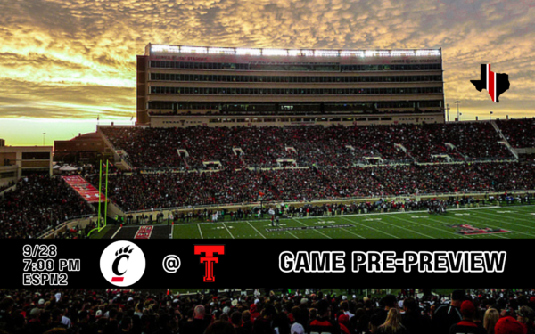 Game Pre-Preview: Cincinnati vs. Texas Tech