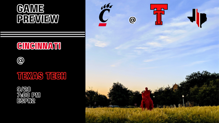 Game Preview: Cincinnati vs. Texas Tech