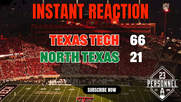 Texas Tech 66 – UNT 21  |  Instant Reaction