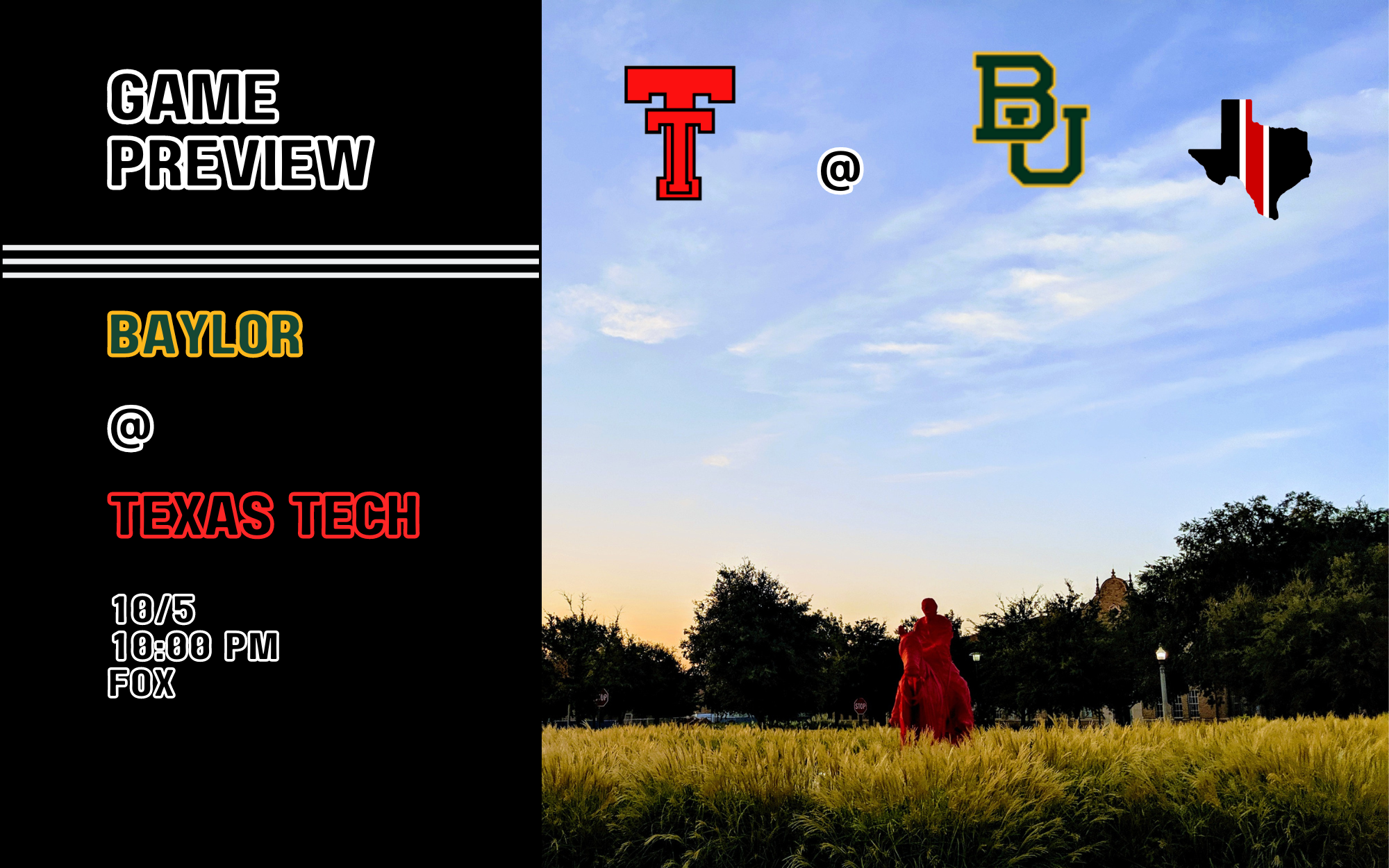 Preview Baylor vs. Texas Tech Staking The Plains