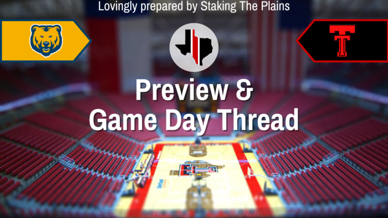 Preview & Game Day Thread: Northern Colorado vs. Texas Tech