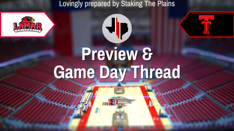 Preview & Game Day Thread: Lamar vs. Texas Tech